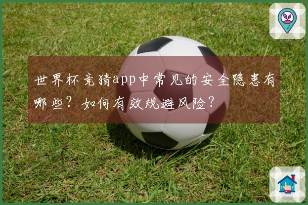 世界杯竞猜app中常见的安全隐患有哪些？如何有效规避风险？
